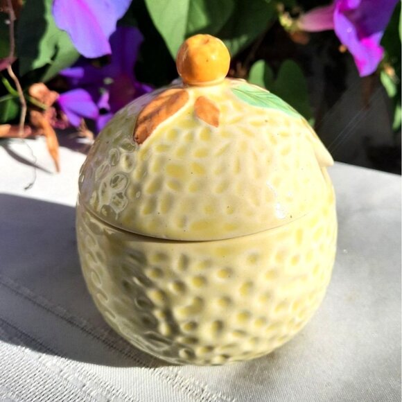 Vintage KSP England Ceramic Honey Pot Marmalade Preserves Jar 1970s - Picture 4 of 6